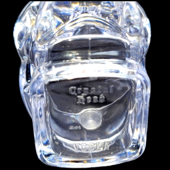 NEW 4"CRYSTAL HEAD" VODKA SKULL PLASTIC SHOT GLASSES - Picture 6 of 8
